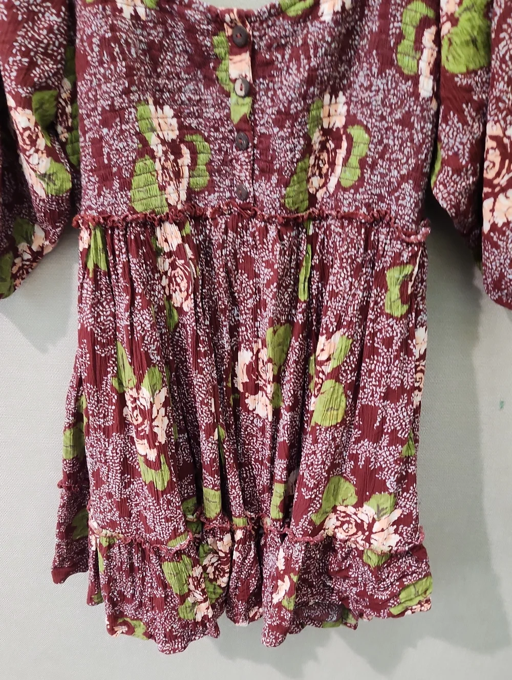 Free People Summer Picnic Mini Dress